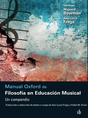 cover image of Manual Oxford de Filosofía en Educación Musical